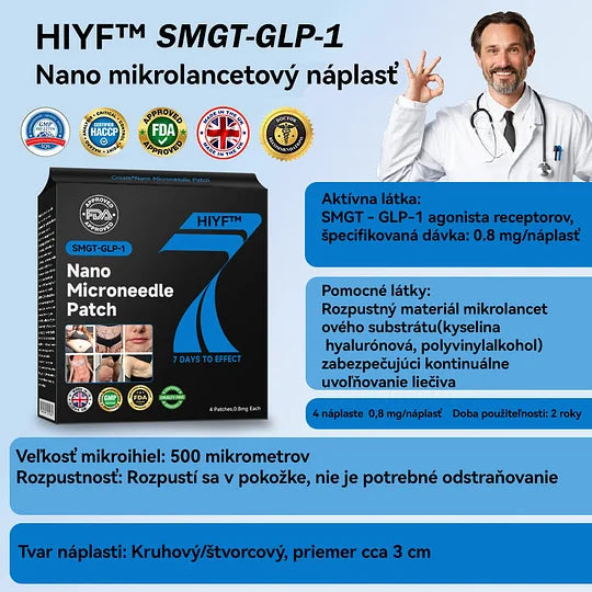 𝑪𝒓𝒐𝒂𝒊𝒆® 🌱Nano Microneedle Patch with SMGT-GLP-1 & Matrixyl 3000 – Slimming, Skin Tightening, Blood Sugar Support, No Injection, 7-Day Result