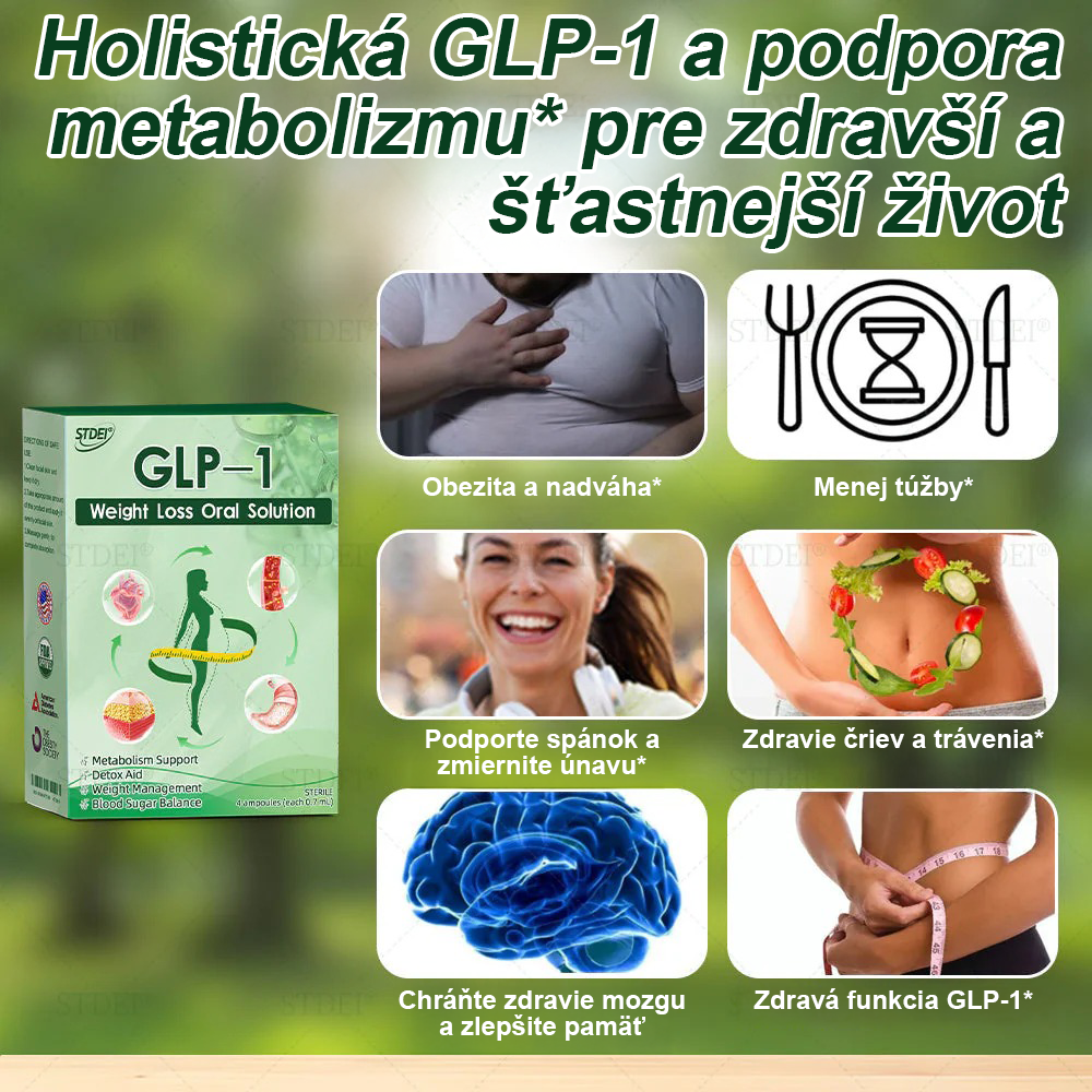 Odporúčané klinikou Mayo | Oficiálny obchod 👨‍⚕️STDEI® GLP-1 Perorálny roztok na chudnutie💥Obezita, kardiovaskulárne ochorenia, cukrovka, spánkové apnoe, problémy s kĺbmi a ďalšie