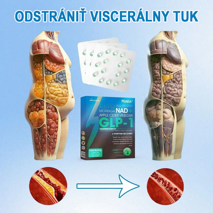 Oficiálny autorizovaný obchod PEAKA® GLP-1 Slimming & Health – ultra koncentrované tekuté perly s NAD+, moringou, jablčným octom a Keto BHB