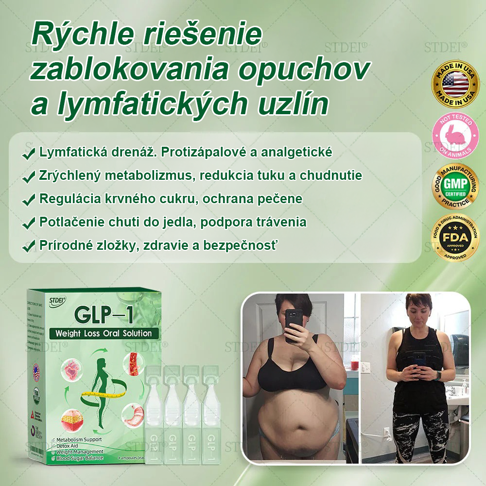 Odporúčané klinikou Mayo | Oficiálny obchod 👨‍⚕️STDEI® GLP-1 Perorálny roztok na chudnutie💥Obezita, kardiovaskulárne ochorenia, cukrovka, spánkové apnoe, problémy s kĺbmi a ďalšie