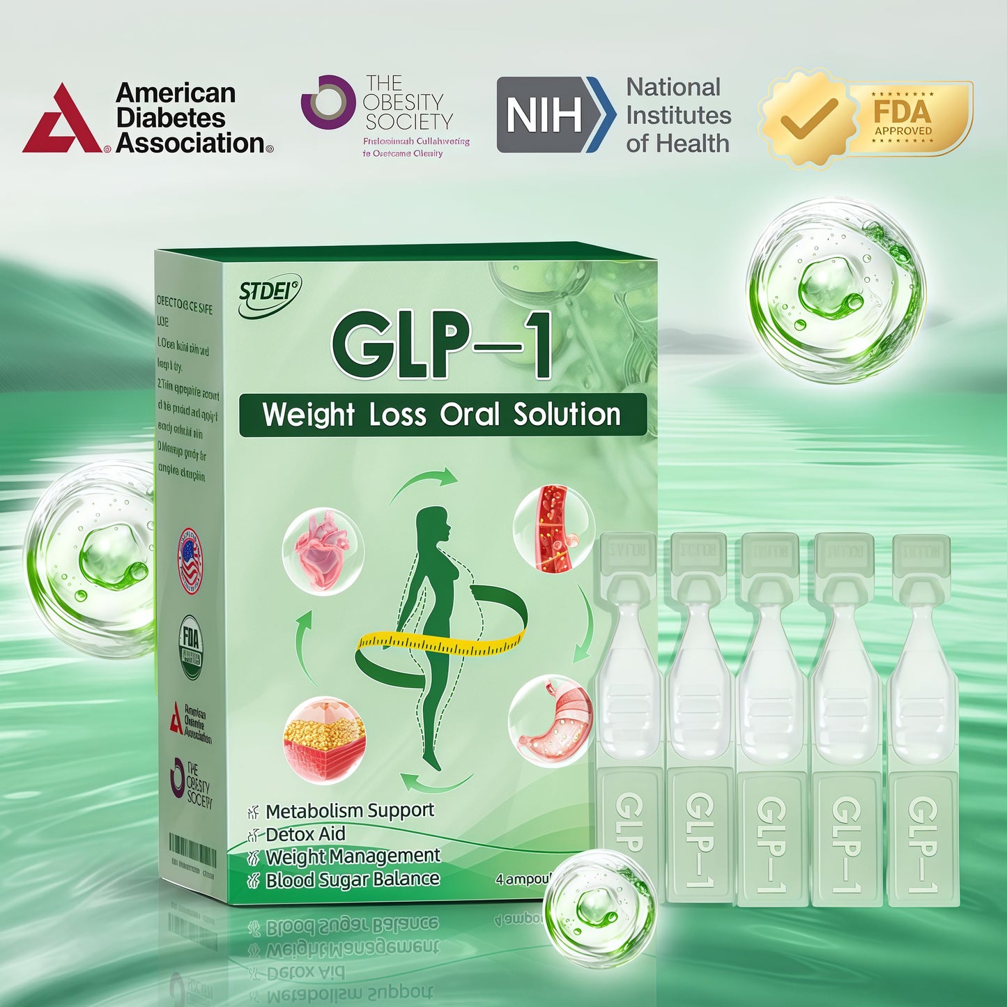 Odporúčané klinikou Mayo | Oficiálny obchod 👨‍⚕️STDEI® GLP-1 Perorálny roztok na chudnutie💥Obezita, kardiovaskulárne ochorenia, cukrovka, spánkové apnoe, problémy s kĺbmi a ďalšie