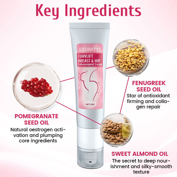 Krém na zväčšenie pŕs a bokov Ceoerty® CurvLift