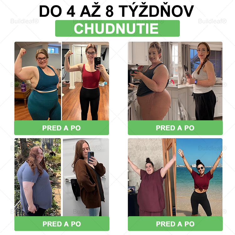 BuildLeaf® GLP-1 8-v-1 Fit & Vital Perorálny Roztok  (Len raz denne, viditeľné zmeny už za 7 dní) Pre obezitu, kardiovaskulárne ochorenia, cukrovku, spánkové apnoe, zdravie čriev, problémy s kĺbmi a ďalšie